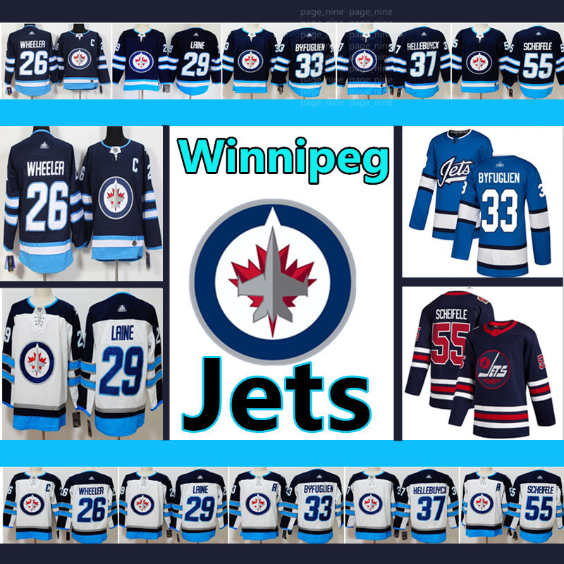 Men's Winnipeg Jets Jersey #26 Blake Wheeler #29 Patrik Laine #33 Dustin Byfuglien #55 Mark Scheifele Hockey Jerseys, Di san ban
Men's Winnipeg Jets Jersey #26 Blake Wheeler #29 Patrik Laine #33 Dustin Byfuglien #55 Mark Scheifele Hockey Jerseys, Di san ban