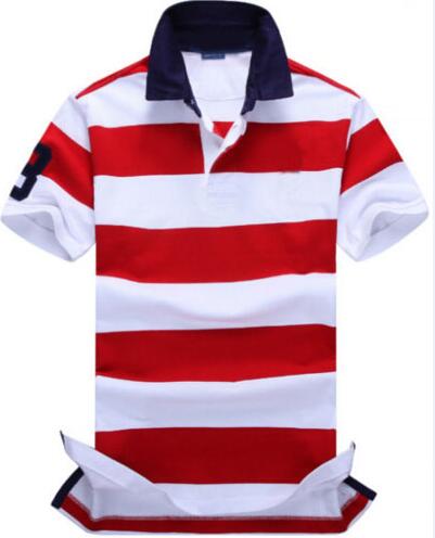 Striped Polo Shirt Men 2020 Spring Cotton Men's T-Shirt Big Horse Embroidery Short Sleeve Mens Casual Shirt Mens Turn Down Collar Polos, Red
Striped Polo Shirt Men 2020 Spring Cotton Men's T-Shirt Big Horse Embroidery Short Sleeve Mens Casual Shirt Mens Turn Down Collar Polos, Red