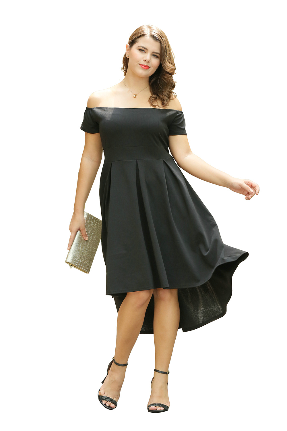 2020 European and American large women's one shoulder strapless dress Easy with irregular dress fashion Comfortable, Black;gray
2020 European and American large women's one shoulder strapless dress Easy with irregular dress fashion Comfortable, Black;gray