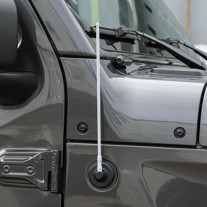 33CM Antenna Metal 3 Color For Jeep Wrangler JK JL 2011-2018 High Quality Auto Exterior Accessories