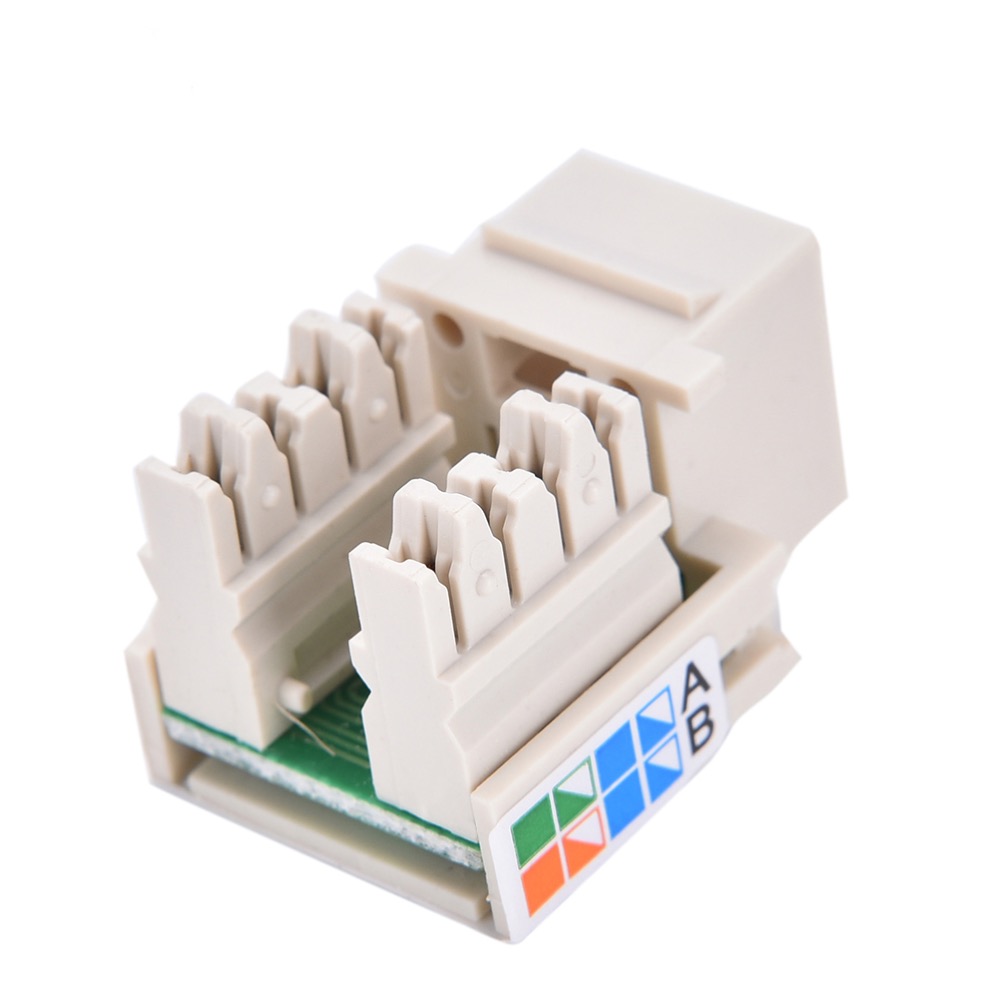 CAT6/cat5e Network Module Information Socket RJ45 Connector Adapter Keystone Jack
CAT6/cat5e Network Module Information Socket RJ45 Connector Adapter Keystone Jack