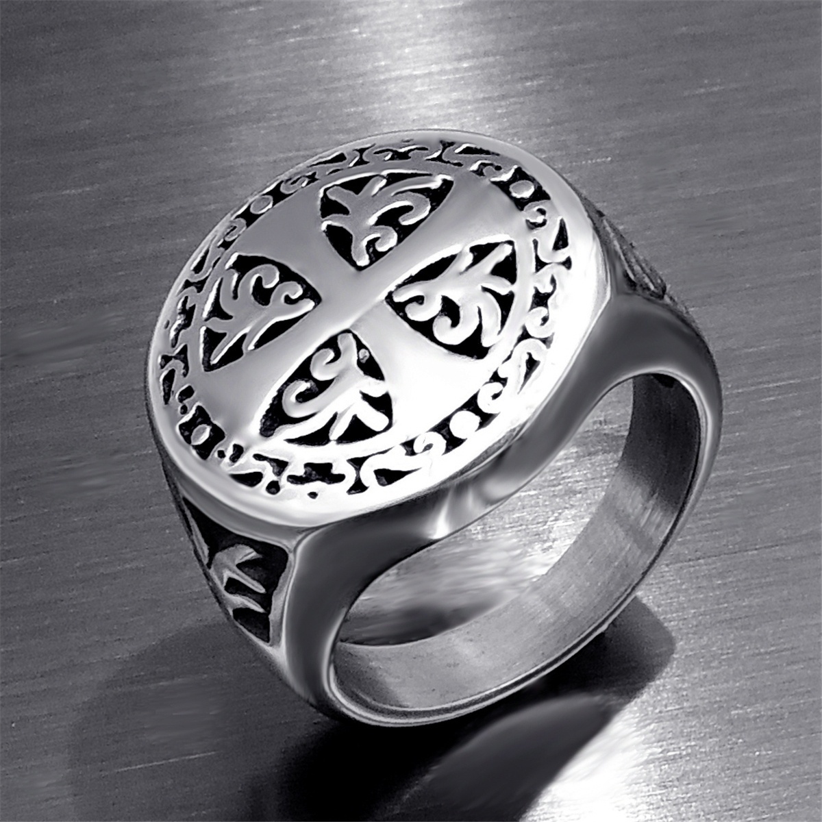Fashion Men Celtic Flower Cross Solid 316L Stainless Steel Ring Anniversary Day Gift US Size 7-14
Fashion Men Celtic Flower Cross Solid 316L Stainless Steel Ring Anniversary Day Gift US Size 7-14