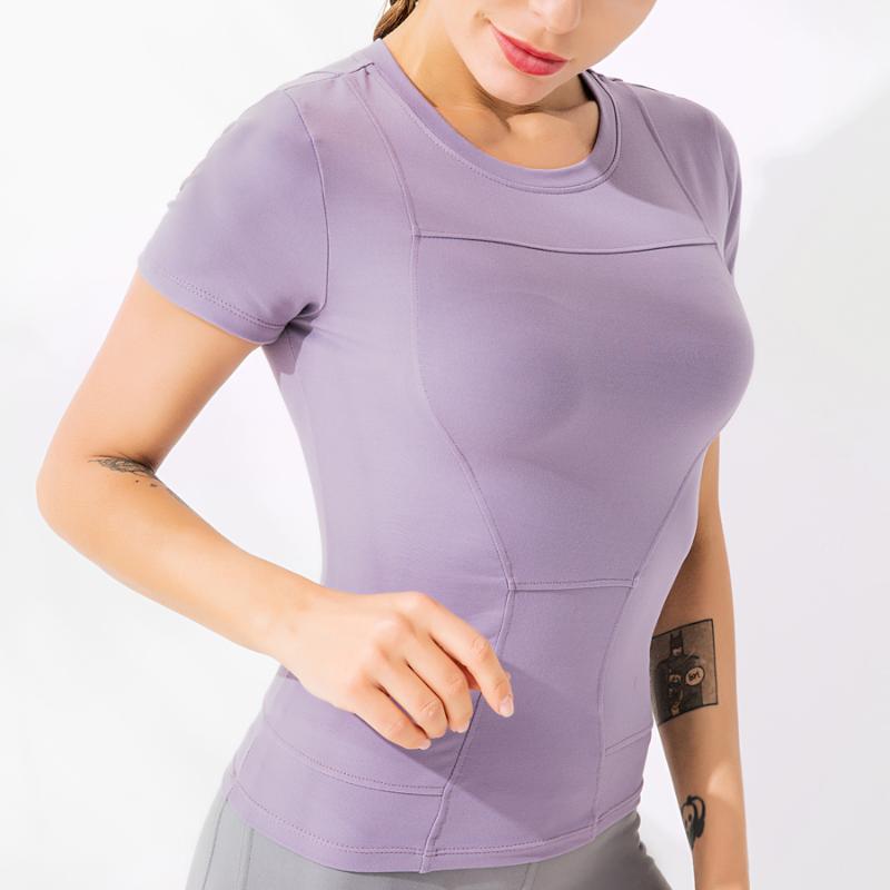 BESGO Quick Dry Yoga T-shirts Women Nylon Gym Top Sports Shirts Tight Fitness Clothes Sport T-shirt Running Short Sleeve Female, Black
BESGO Quick Dry Yoga T-shirts Women Nylon Gym Top Sports Shirts Tight Fitness Clothes Sport T-shirt Running Short Sleeve Female, Black