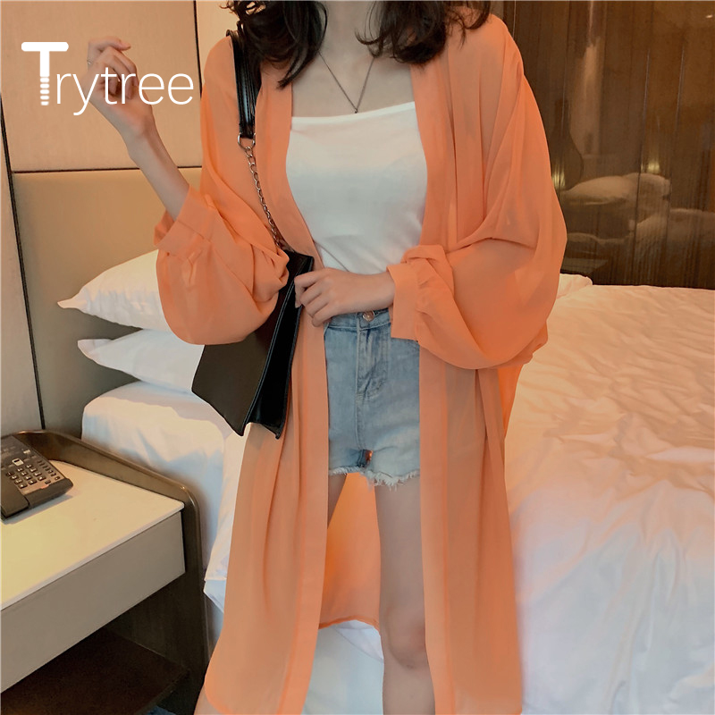 Trytree 2020 Spring Summer Woman Casual Coat V-neck lantern Sleeve Open Stitch Solid Loose All-Purpose Style Long Blouse Coat, Purple
Trytree 2020 Spring Summer Woman Casual Coat V-neck lantern Sleeve Open Stitch Solid Loose All-Purpose Style Long Blouse Coat, Purple
