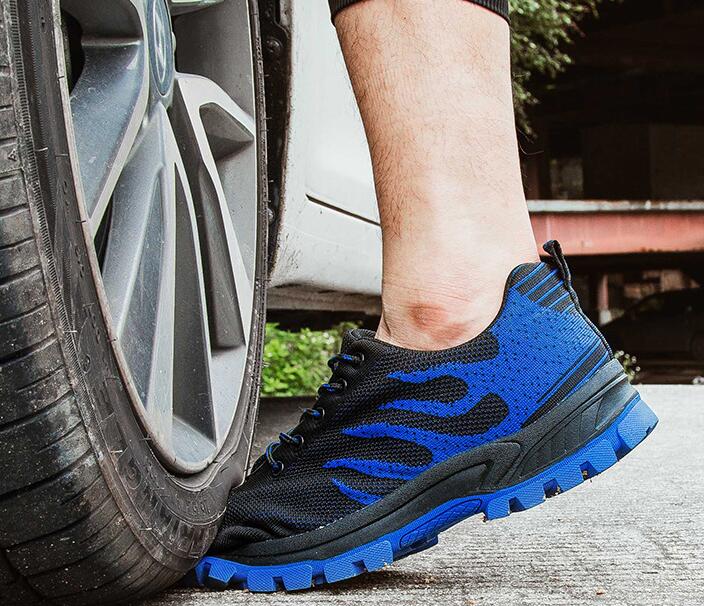 big fly woven breathable soft and comfortable labor protection antistatic anti stab anti smash steel shoes waterproof work shoes yakuda local online store, Black red
big fly woven breathable soft and comfortable labor protection antistatic anti stab anti smash steel shoes waterproof work shoes yakuda local online store, Black red