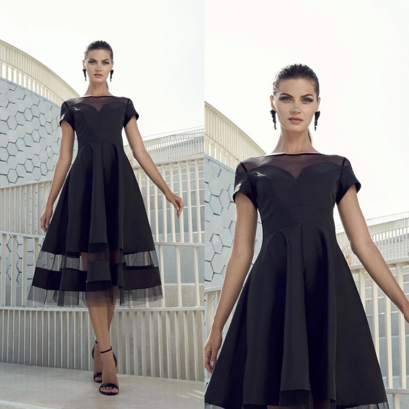 2019 Carla Ruiz Black Mother Of The Bride Dresses A Line Tea Length Wedding Guest Dress Bateau Neck Custom Made Elegant Mother Gowns
2019 Carla Ruiz Black Mother Of The Bride Dresses A Line Tea Length Wedding Guest Dress Bateau Neck Custom Made Elegant Mother Gowns
