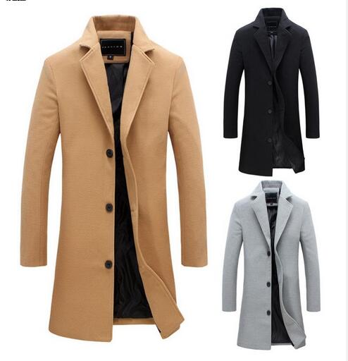 2020 New Fashion Winter Men's Solid Color Trench Coat Warm Long Jacket Single Breasted Overcoat Casual Fashion Thicker Overcoat, Black
2020 New Fashion Winter Men's Solid Color Trench Coat Warm Long Jacket Single Breasted Overcoat Casual Fashion Thicker Overcoat, Black