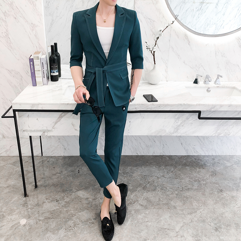 Mens Belted Blazers With Pants Pink Suits Mens Designer Elegant Suits For Green Homecoming Dresses Gentlemen Slim Fit, Black
Mens Belted Blazers With Pants Pink Suits Mens Designer Elegant Suits For Green Homecoming Dresses Gentlemen Slim Fit, Black