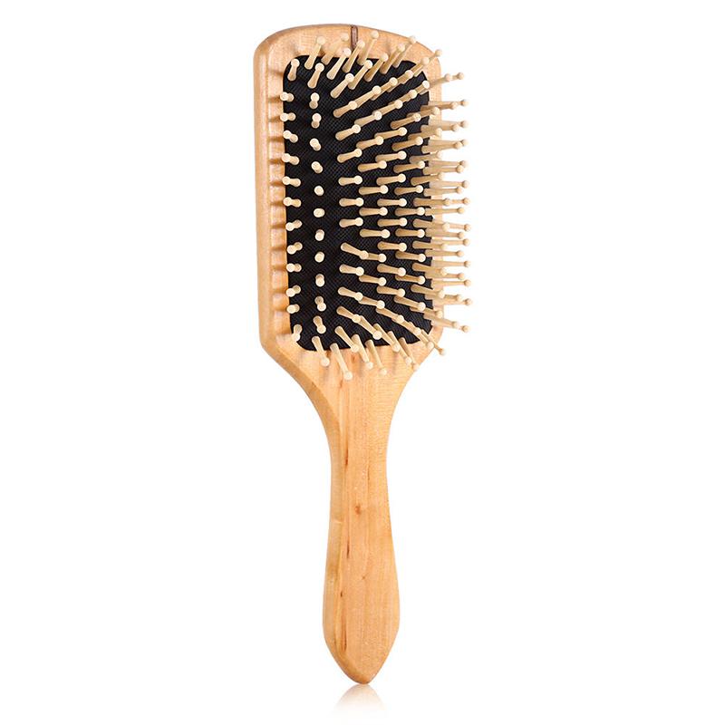 5pcs Comb Hair Care Brush Massage Wooden Spa Massage Comb 2 Color Antistatic Hair Head Promote Blood Circulation