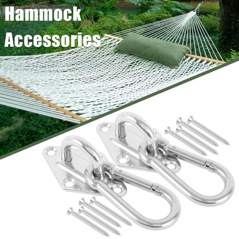 800lb Capacity Heavy Duty Hammock Hanging Spring Hook +Matching Screws Kit Mount Swing Chair Stainless Steel
800lb Capacity Heavy Duty Hammock Hanging Spring Hook +Matching Screws Kit Mount Swing Chair Stainless Steel