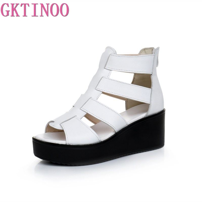 GKTINOO Women Sandals Wedges Heels Genuine Leather Peep Toe Summer Fashion Female Gladiator Sandals Platform Shoes Woman, 273 white
GKTINOO Women Sandals Wedges Heels Genuine Leather Peep Toe Summer Fashion Female Gladiator Sandals Platform Shoes Woman, 273 white