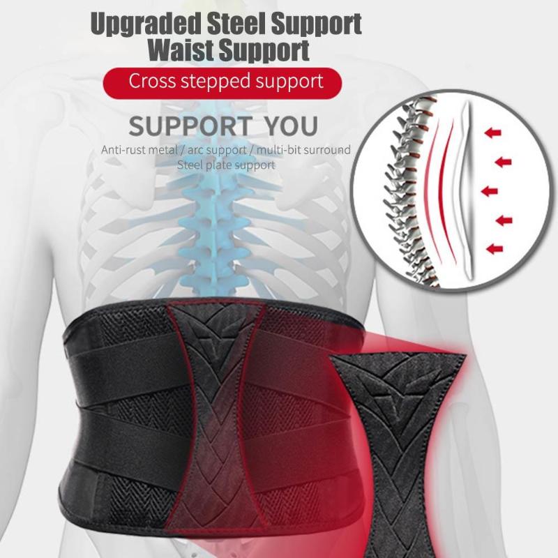 Effective Back Brace Belt Posture Correction Belt with Steel Plate Unisex Health Lumbar Sports Back Correction Fashion, 6 springs
Effective Back Brace Belt Posture Correction Belt with Steel Plate Unisex Health Lumbar Sports Back Correction Fashion, 6 springs