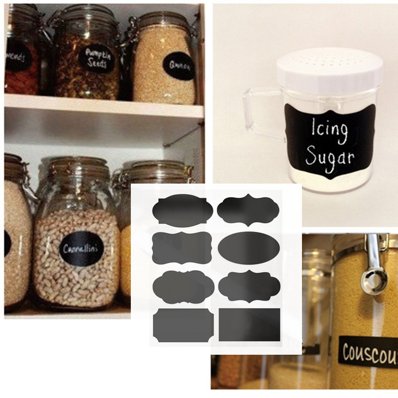 Chalkboard Label Stickers White Chalk Marker Reusable Waterproof for Storage Bin Labels Food Container Jars Containers 122054
Chalkboard Label Stickers White Chalk Marker Reusable Waterproof for Storage Bin Labels Food Container Jars Containers 122054