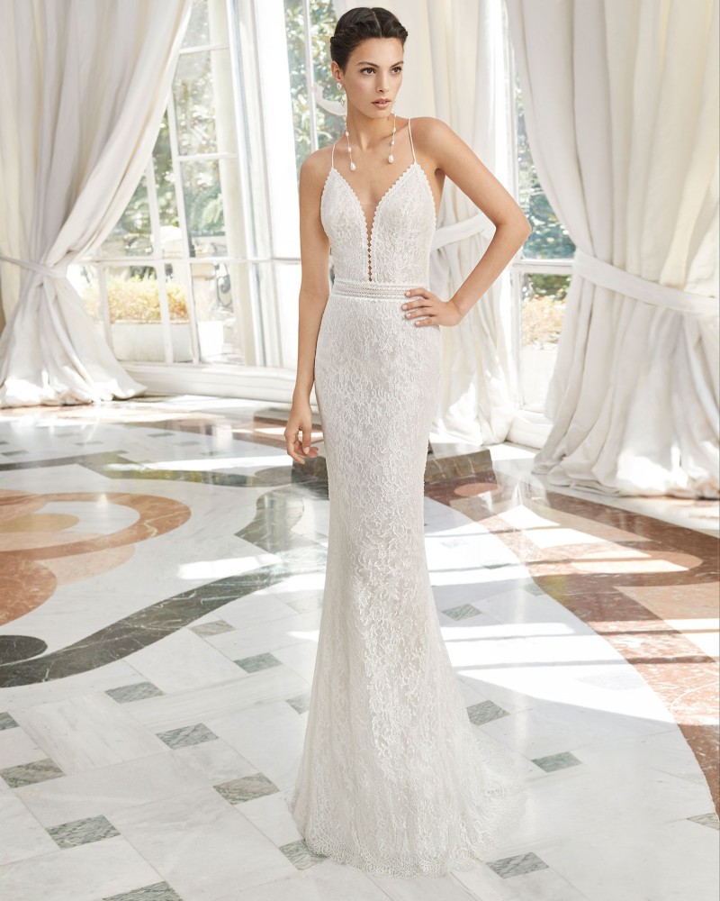 Bohemia 2019 Mermaid Full Lace Wedding Dresses With Detachable Skirt Spaghetti V Neck Beach Wedding Dress Bridal Gowns Sexy Custom Made