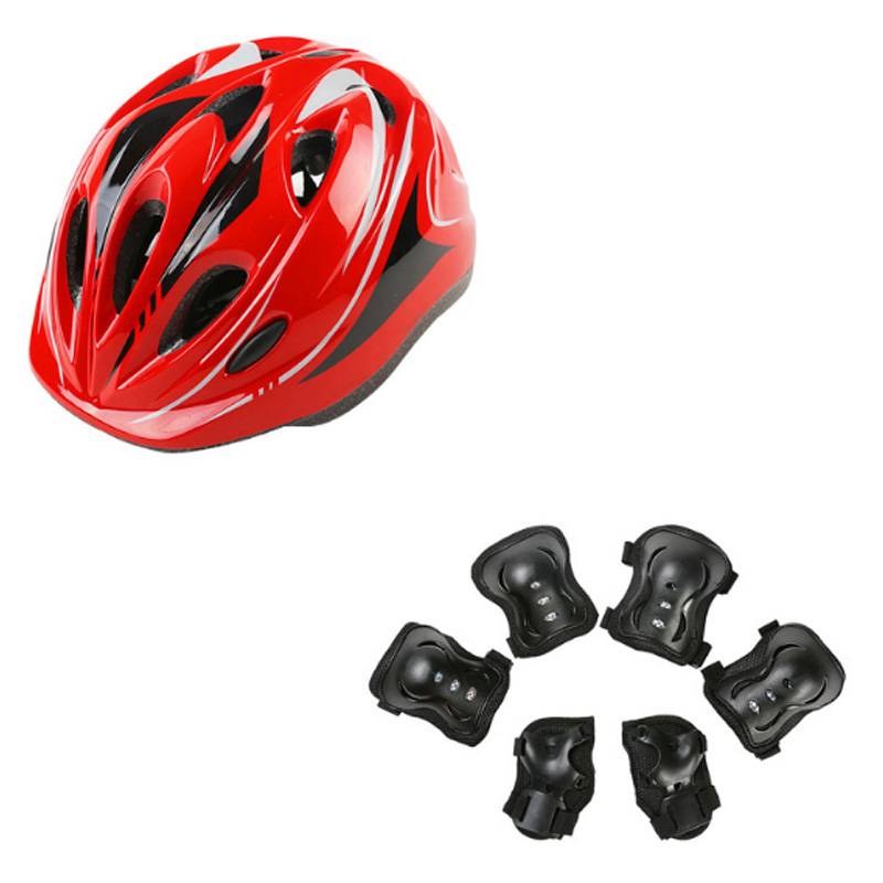 Children'S Protective Equipment Set Helmet,Knee,Elbow,Hand,Palm,Roller Skate,Scooter,Walking Bike,Outdoor Hard Hat, Red
Children'S Protective Equipment Set Helmet,Knee,Elbow,Hand,Palm,Roller Skate,Scooter,Walking Bike,Outdoor Hard Hat, Red