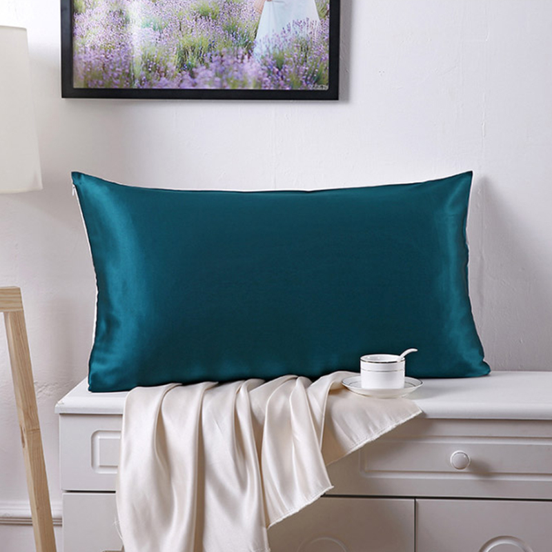 Pillow Case 1PC 100% Nature Mulberry Silk Pillowcase Custom Satin For Healthy Standard Queen King Multicolor