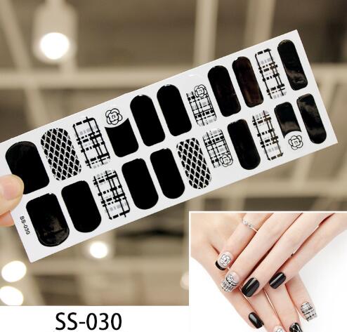 Full Nail Wraps Art Polish Stickers Decal Strips Adhesive False Nail Design Manicure Set New imitation nail stickers 3D hot shiny, Black
Full Nail Wraps Art Polish Stickers Decal Strips Adhesive False Nail Design Manicure Set New imitation nail stickers 3D hot shiny, Black