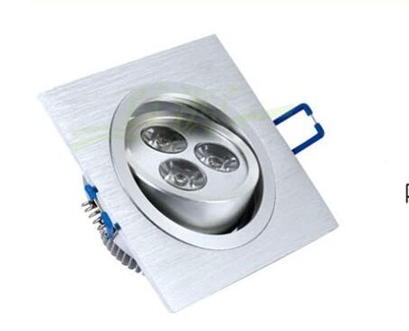 Ceiling Light Square Led Downlight 9W 3X3W 720 Lumens Led Ceiling Light Recessed Downlights Dimmable Warm/Natural/Cool White AC 110-240V