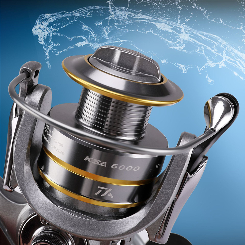 High Quality 14+1 BB Double Spool Fishing Reel 5.5:1 Gear Ratio High Speed Spinning Reel Carp Fishing Reels For Saltwater T191015