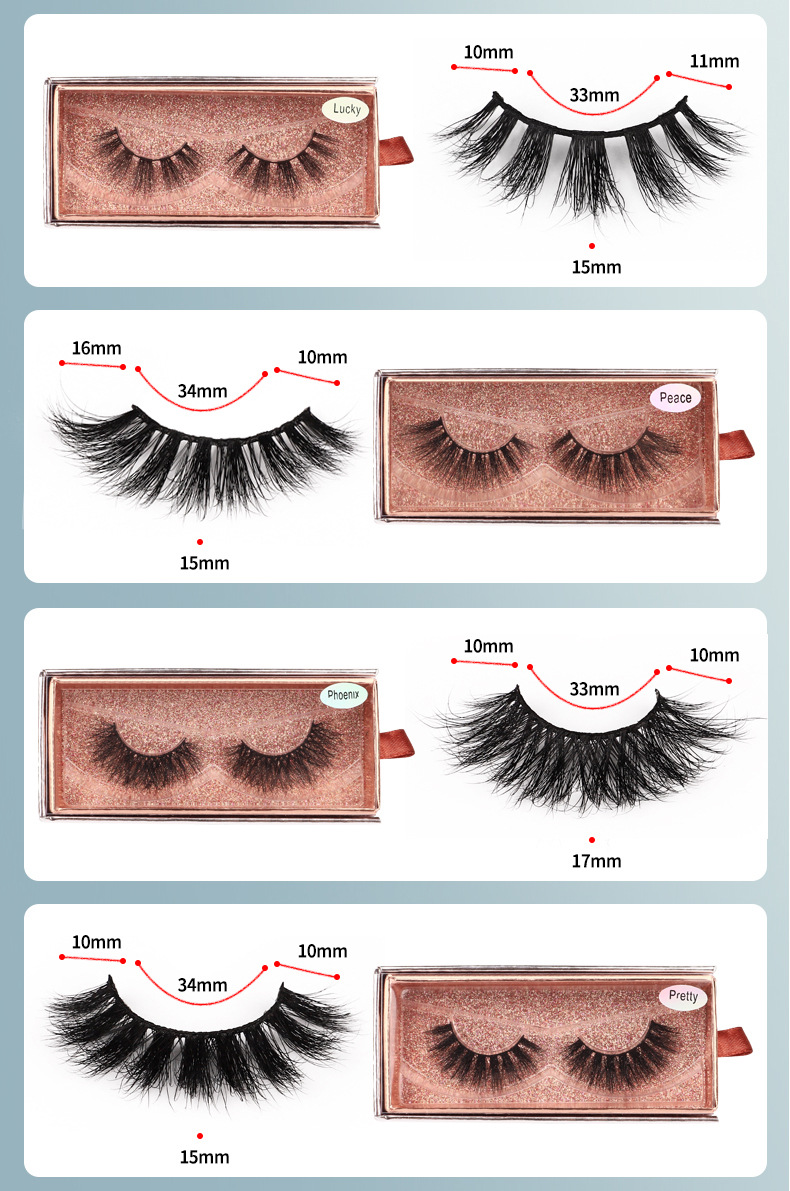 Professional Natural thick fake lashes mink 100% handmade false eyelashes extensions reusable 16 models available DHL Free
Professional Natural thick fake lashes mink 100% handmade false eyelashes extensions reusable 16 models available DHL Free