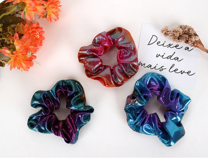 New Women Velvet Elastic Hair Scrunchie Scrunchy Hairbands Head Band Ponytail Holder middle size free shipping