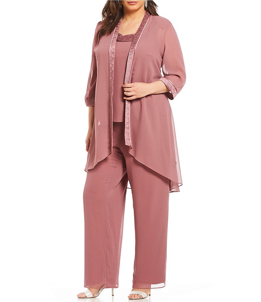 Cheap Chiffon 2019 Mother Of The Bride Pant Suits With Jackets Plus Size Wedding Guest Dress Chiffon Long Elegant Mothers Groom Dresses