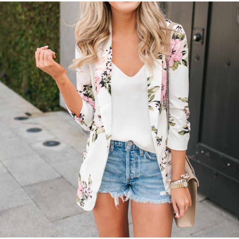 Vintage Notched Floral Female Blazer Jacket Print Elegant Blazers Jackets For Women Casual Ladies Cardigan, Pink
Vintage Notched Floral Female Blazer Jacket Print Elegant Blazers Jackets For Women Casual Ladies Cardigan, Pink