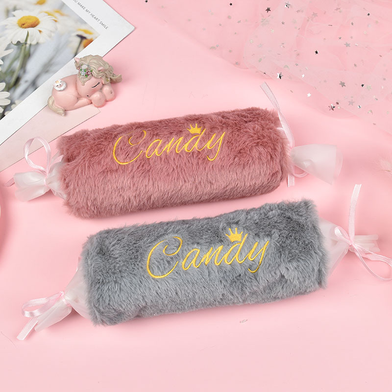 Cute Gradient Plush Candy modeling Pencil Case For Girls Large Capacity Embroidery Pen Bag Stationery Pouch Box school Supplies
Cute Gradient Plush Candy modeling Pencil Case For Girls Large Capacity Embroidery Pen Bag Stationery Pouch Box school Supplies
