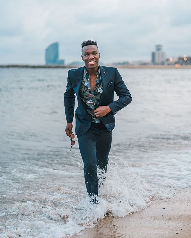 Summer Beach Groom Wedding Suits Groom Slim Fit Two Button Formal Work Prom Office Blazer Jacket(Jacket+Pants)