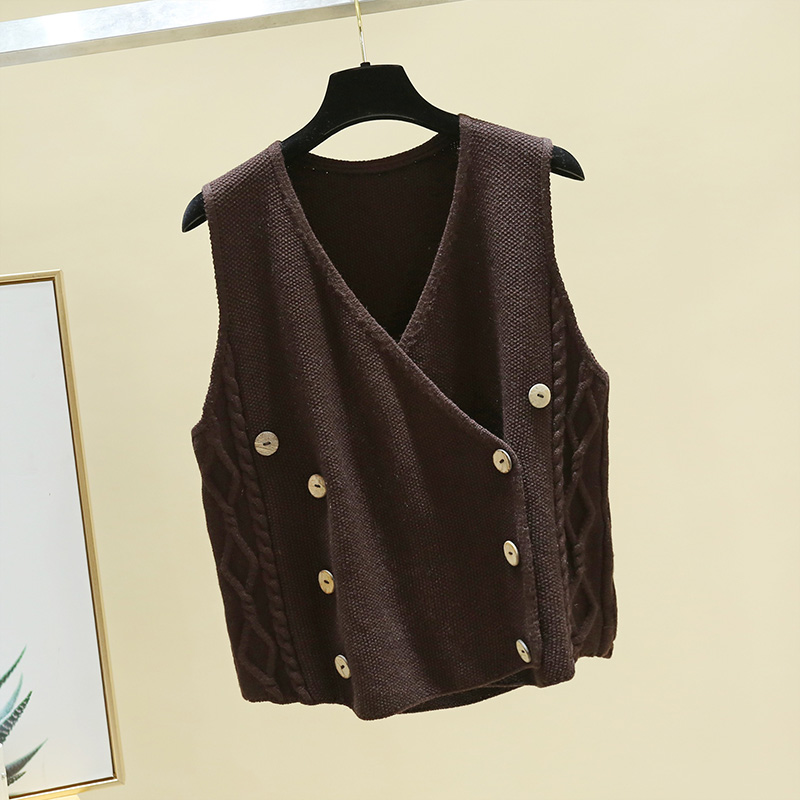 Women Vintage Knitted Vests Coats 2020 Spring New Solid Color Button Casual Women Cloths Loose Vests Chinese Style, Beige
Women Vintage Knitted Vests Coats 2020 Spring New Solid Color Button Casual Women Cloths Loose Vests Chinese Style, Beige