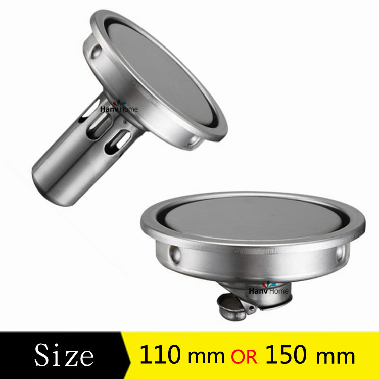 

Tile Insert Round Floor Waste Grates Bathroom Shower Drain 304 stainless steel anti-odor floor drain hardware invisible