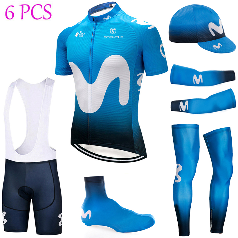 2019 Tour Cycling Full set Quick Dry Mens Ropa Ciclismo pro Cycling Jerseys 9D bike shorts and sleeve warmers от DHgate WW