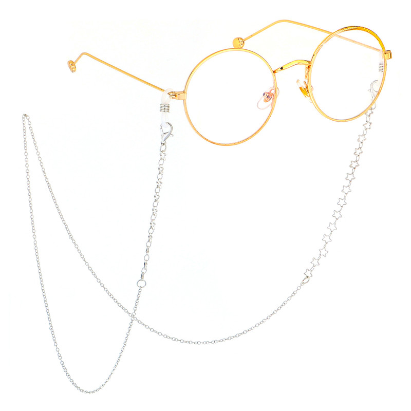 Fashion Chic Womens Gold Silver Eyeglass Chains Sunglasses Reading Beaded Glasses Chain Eyewears Cord Holder Neck Strap Rope
Fashion Chic Womens Gold Silver Eyeglass Chains Sunglasses Reading Beaded Glasses Chain Eyewears Cord Holder Neck Strap Rope