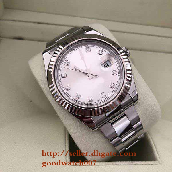 Men&#039;s Luxury Products Best Quality Classic Series 116334 Datejust Silver Diamond Dial Random Anniversary movement automatic Asia 2813 Watch от DHgate WW