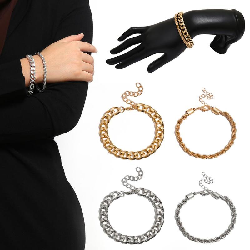 Link, Chain 2pcs/set 3-11mm Womens Men Bracelet Simple Stainless Steel Curb Cuban Silver Color Black Gold For Fashion Jewelry
Link, Chain 2pcs/set 3-11mm Womens Men Bracelet Simple Stainless Steel Curb Cuban Silver Color Black Gold For Fashion Jewelry