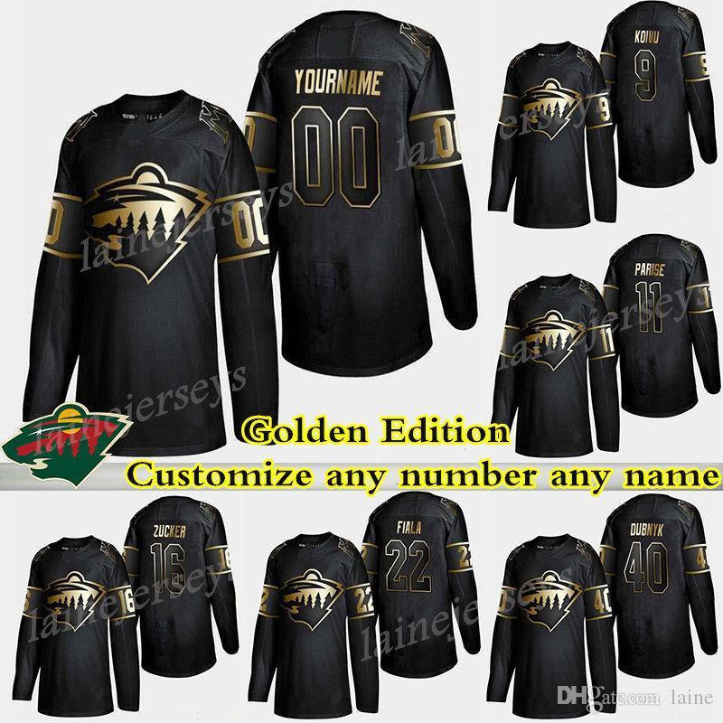 Minnesota Wild Golden Edition 11 Parise 16 Zucker 22 Niederreiter 40 Dubnyk 64 Granlund Customize any number any name hockey jerseys, Black
Minnesota Wild Golden Edition 11 Parise 16 Zucker 22 Niederreiter 40 Dubnyk 64 Granlund Customize any number any name hockey jerseys, Black
