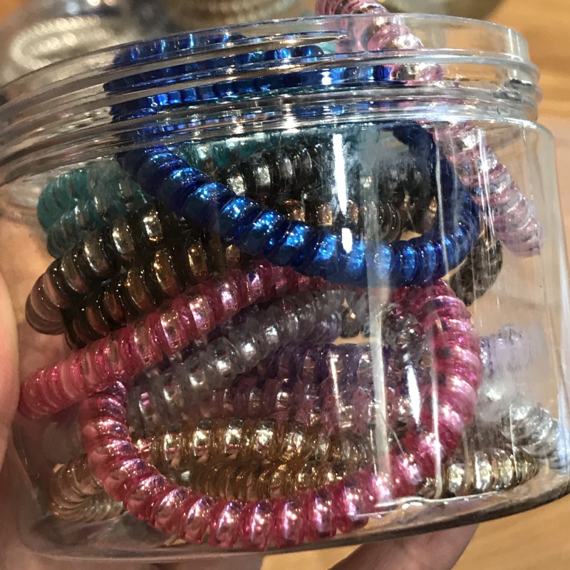 20pcs/pack Telephone Wire Women Hair Accessories Girl Scrunchies Ponytail Band No Crease Coil Rubber Headwear Plastic Colorful, Have box
20pcs/pack Telephone Wire Women Hair Accessories Girl Scrunchies Ponytail Band No Crease Coil Rubber Headwear Plastic Colorful, Have box