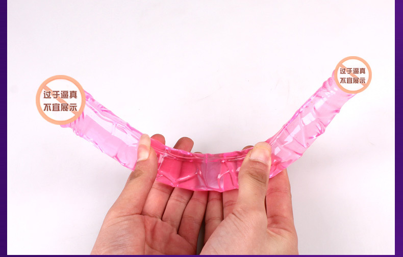 Sex Products 17.7in Flexible Double Dildo,Long Double Dildo Dong Penis Lesbian Dual Penis,Double Penetration Dildos