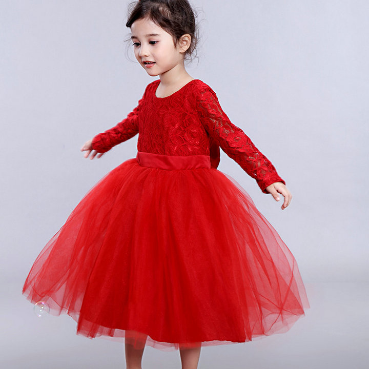 Retail kids designer dress girls big bow Christmas red princess dress Lace yarn stitching ruffle pleated dresses children boutique clothing, Red;yellow
Retail kids designer dress girls big bow Christmas red princess dress Lace yarn stitching ruffle pleated dresses children boutique clothing, Red;yellow