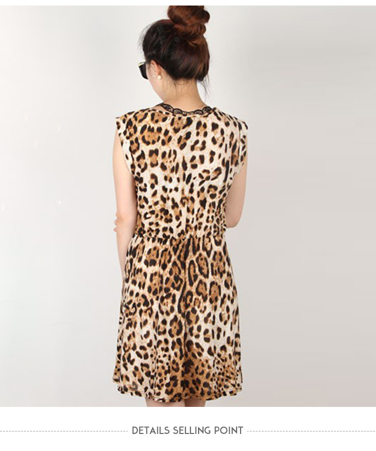 hot sale Print Dress Women Summer Dresses Leopard Vestido Plus Size S-XL Slim Beach Dress Girl High Quality Casual Mini Dress