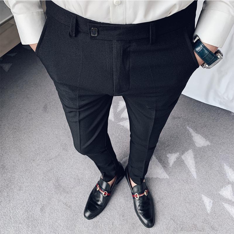Classic Black Gray Business Dress Pants Men Wedding Social Suit Pants for Men Casual Slim Streetwear Trousers Pantalon Homme, As pic
Classic Black Gray Business Dress Pants Men Wedding Social Suit Pants for Men Casual Slim Streetwear Trousers Pantalon Homme, As pic