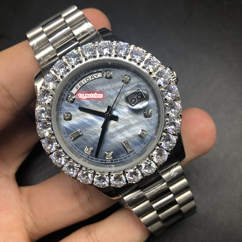 Men's Boutique Fashion Watches Prong Set diamond Watch Silver Stainless Steel Case Watch Automatic Mechanical Sports Wristwatch, Silver case
Men's Boutique Fashion Watches Prong Set diamond Watch Silver Stainless Steel Case Watch Automatic Mechanical Sports Wristwatch, Silver case