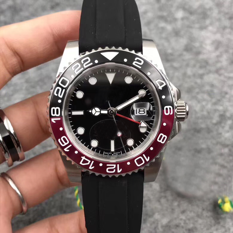 U1 Luxury 126710 Men's Watch 40MM Sapphire Dial GMT II Pepsi Ceramic Ring Automatic Movement 316 Stainless Steel Belt 50M Waterproof, Black
U1 Luxury 126710 Men's Watch 40MM Sapphire Dial GMT II Pepsi Ceramic Ring Automatic Movement 316 Stainless Steel Belt 50M Waterproof, Black
