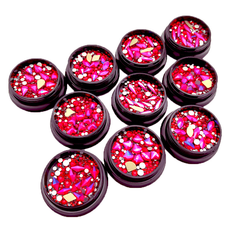 1Box 10pcs Diamond Plus 150pcs Flat back Crystals Nail Design Glass Rhinestones For Charms 3D Nail Art Decorations Accessories
1Box 10pcs Diamond Plus 150pcs Flat back Crystals Nail Design Glass Rhinestones For Charms 3D Nail Art Decorations Accessories