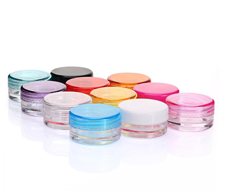 3g Cream Container Mini Cosmetic Empty Jar Pot Eyeshadow Makeup Face Cream Container Portable Refillable Bottles