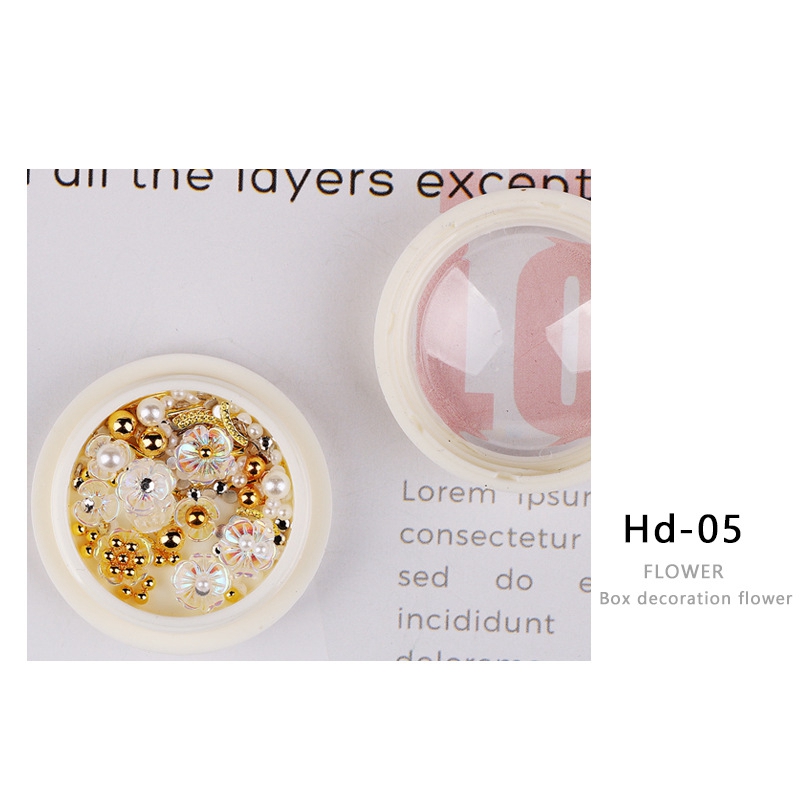 Shell Flower Rivet Stone Nail Rhinestones Jewelry Mixed Irregular Beads Manicure For Nails Art Decorations Accessory Decoraciones De Unas