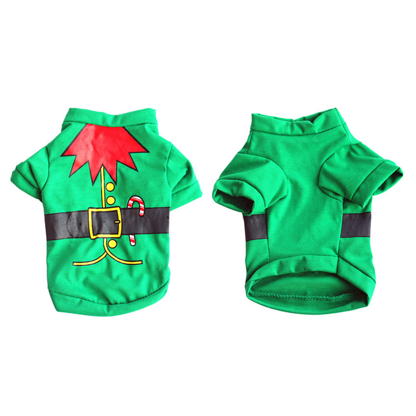 Christmas vest for dogs Fashionable Festival costumes winter warm comfortable pet clothes Four styles of cotton t-shirts A07