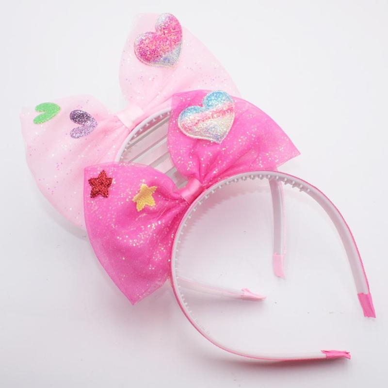 Cute Lovely Pink Silk Princess Kids Girls Crystal Hairband Birthday Party Hair Bow knot Stars Headband Hair Accessories
Cute Lovely Pink Silk Princess Kids Girls Crystal Hairband Birthday Party Hair Bow knot Stars Headband Hair Accessories