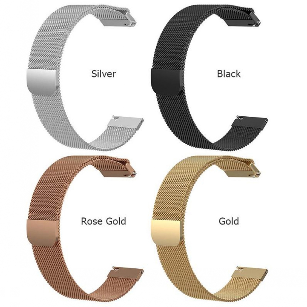 For Samsung Galaxy 42mm 46mm Watch Band Loop ese Strap Stainless Steel Quick Release Pins Gear S3 S2 22mm 20mm free shipping