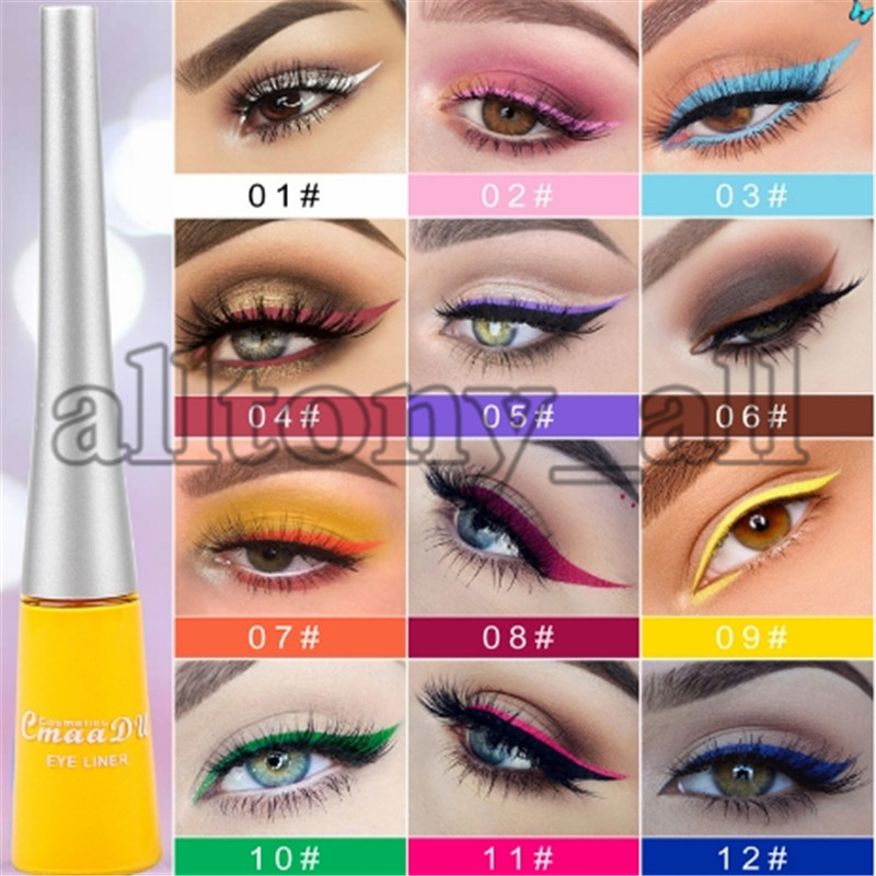 Hot Cmaadu Brand Foreign trade hot style CmaaDu12 color matte quick dry color eyeliner liquid permanent matte eyeliner kohl, Mixed color
Hot Cmaadu Brand Foreign trade hot style CmaaDu12 color matte quick dry color eyeliner liquid permanent matte eyeliner kohl, Mixed color